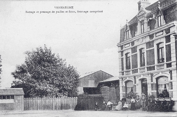Carte postale ancienne des établissements Verhaeghe